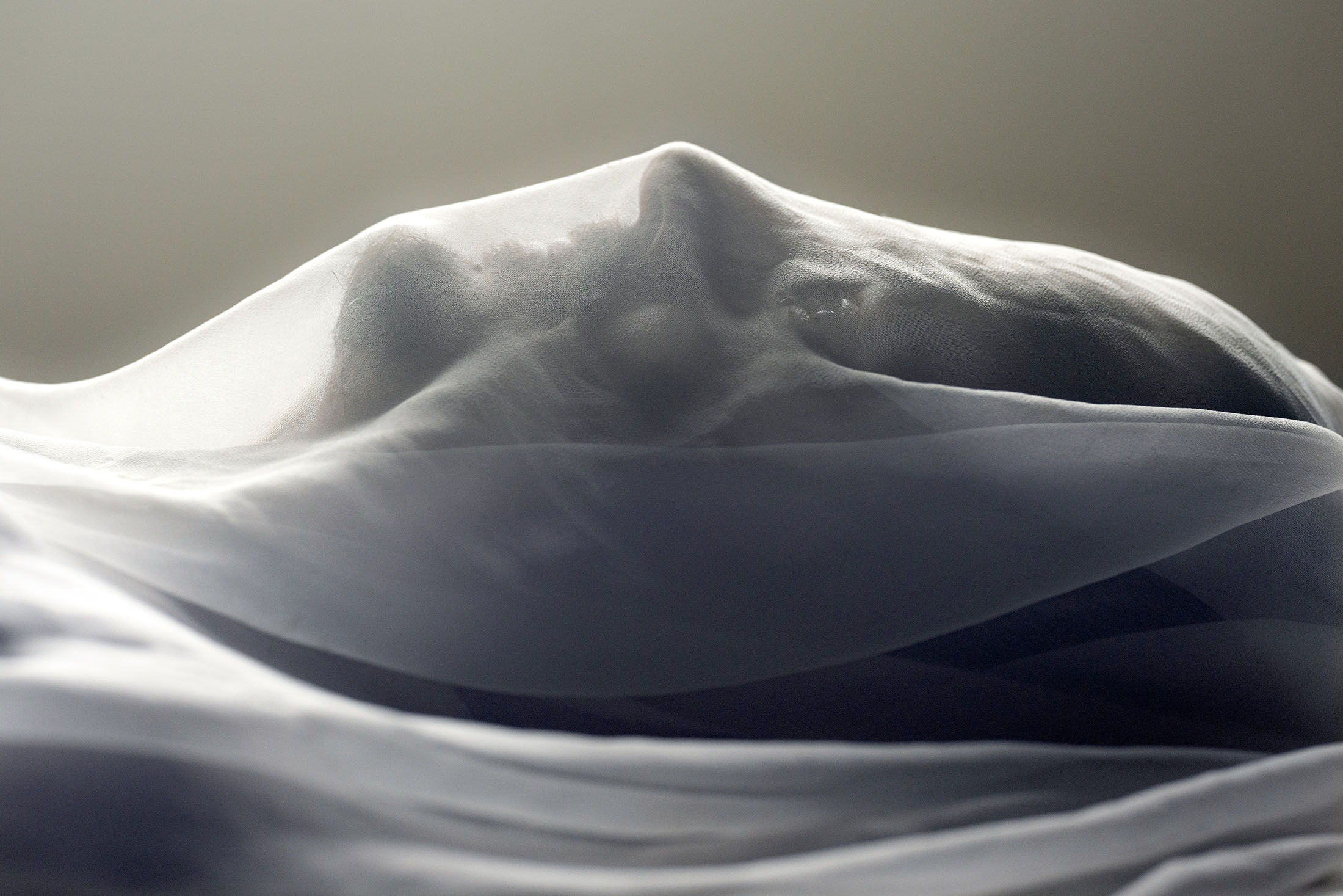 Veiled figure